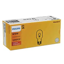 Лампа Philips W16W 12V-16W (V2.1x9.5d) 1шт. 12067