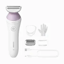 Электробритва женская Philips Series 6000 BRL136/00, белая-сиреневая, Нидерланды