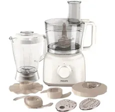 Кухонный комбайн Philips/ СПЕЦМОДЕЛЬ!!! 650 Вт, чаша 2,1 л, импульсный режим, тесто, взбивание, кувшин 1,75 л, цвет белый/бежевый