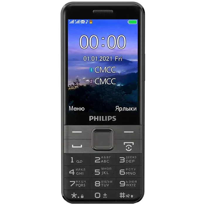 Телефон Philips Xenium E590 (Black) 867000176127-0