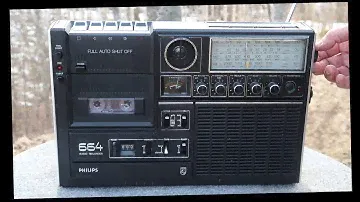 Philips 22AR664 Cassette Radio Recorder, Made in Finland