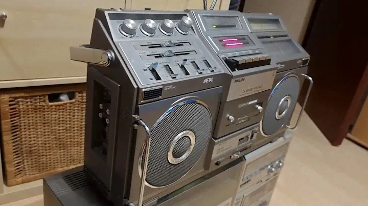 PHILIPS  D8714  SPATIAL STEREO CASSETTE RECORDER
