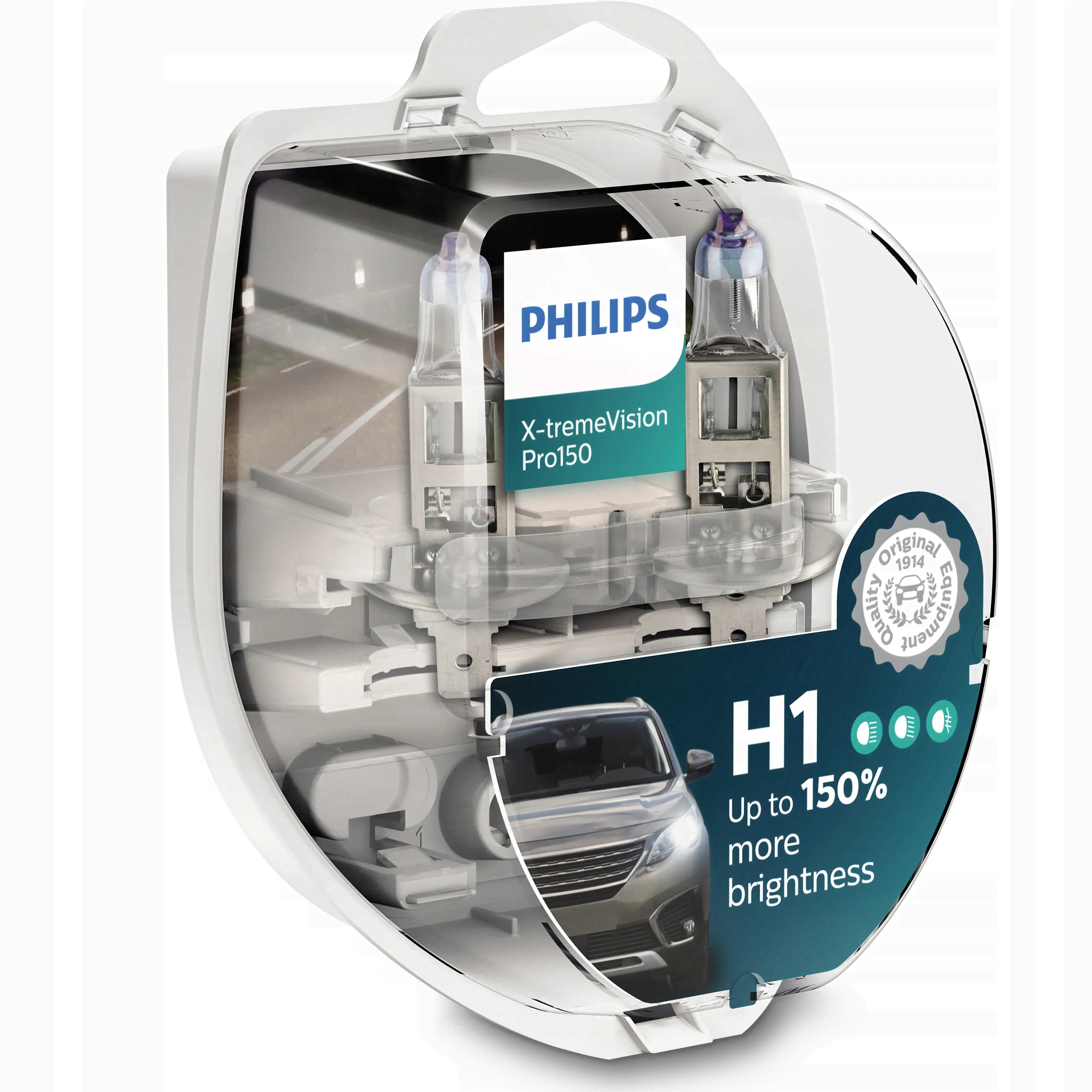 Лампы Philips H1 X-Treme Vision Pro150 +150%-0