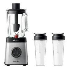 Philips Блендер Philips HR3655/00, стационарный, серебристый/черный миксеры и блендеры