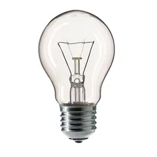 Лампа "груша" Е27 накал прозр 60Вт 230В PHILIPS